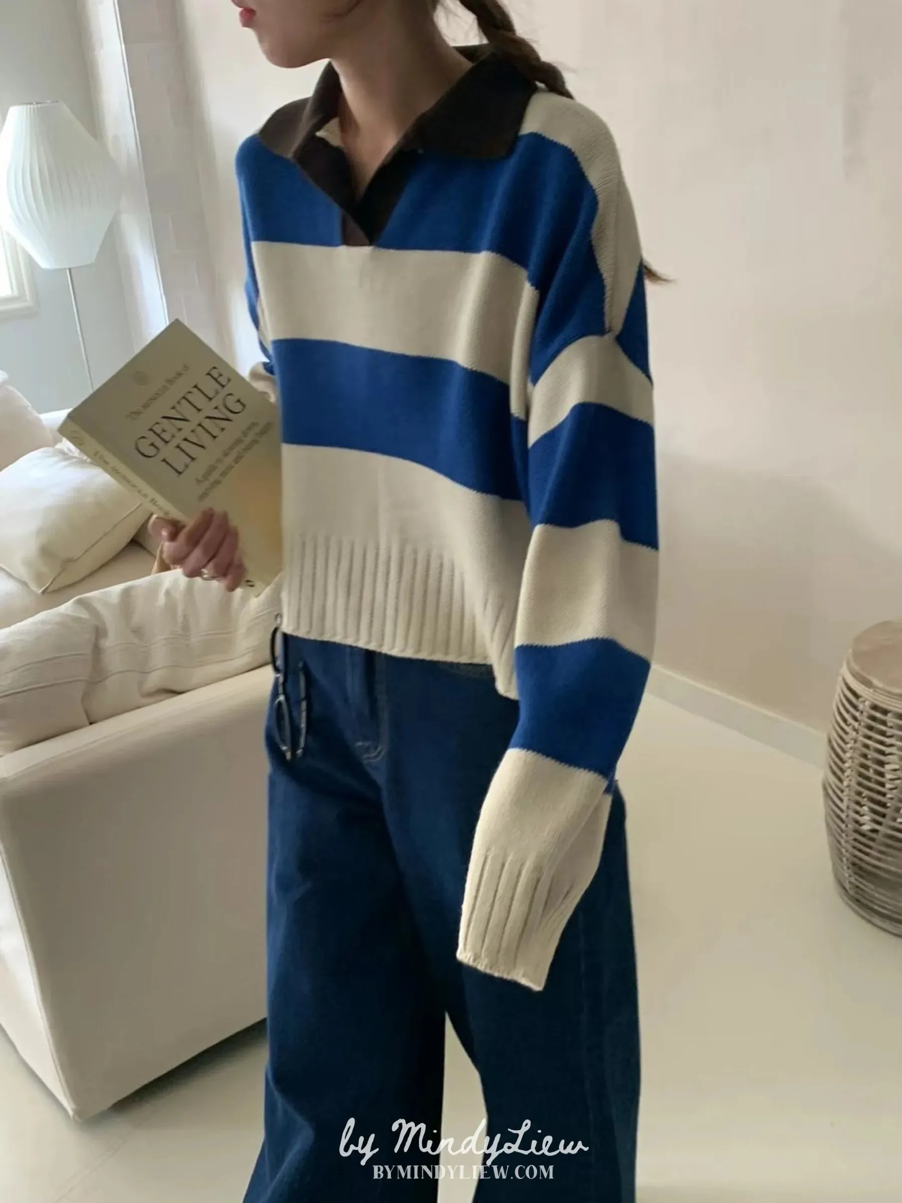 ML231011 Stripe Knit Top