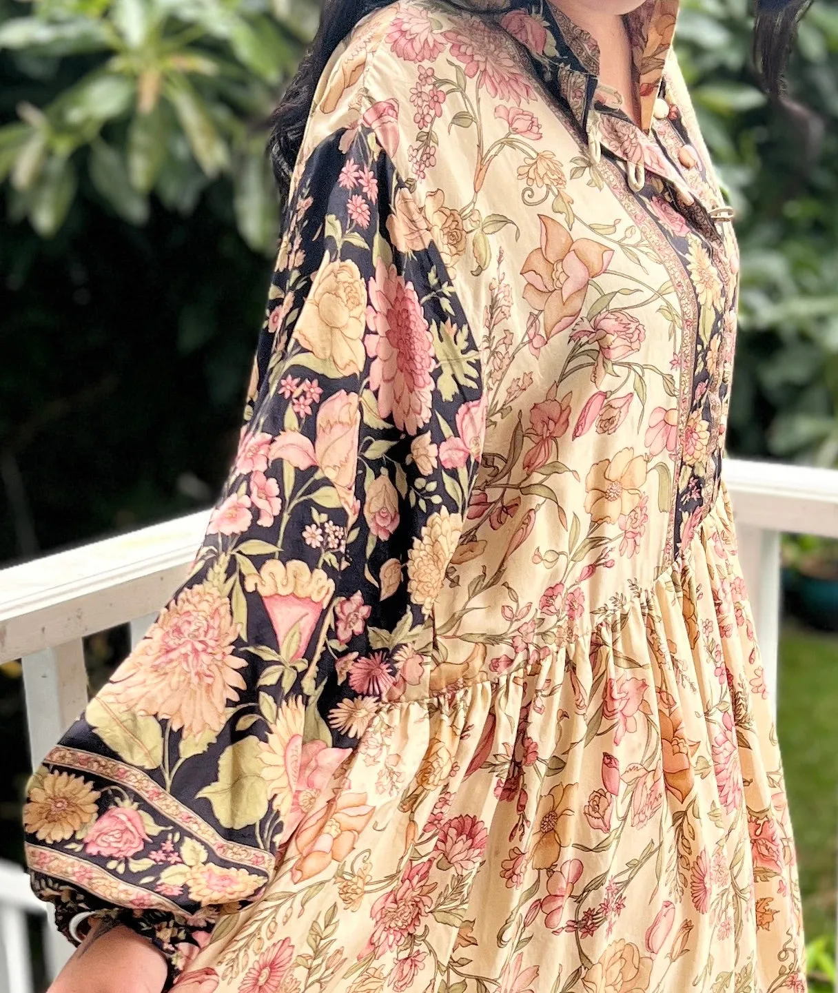 Moonlight Dress - Vanilla Black (L)
