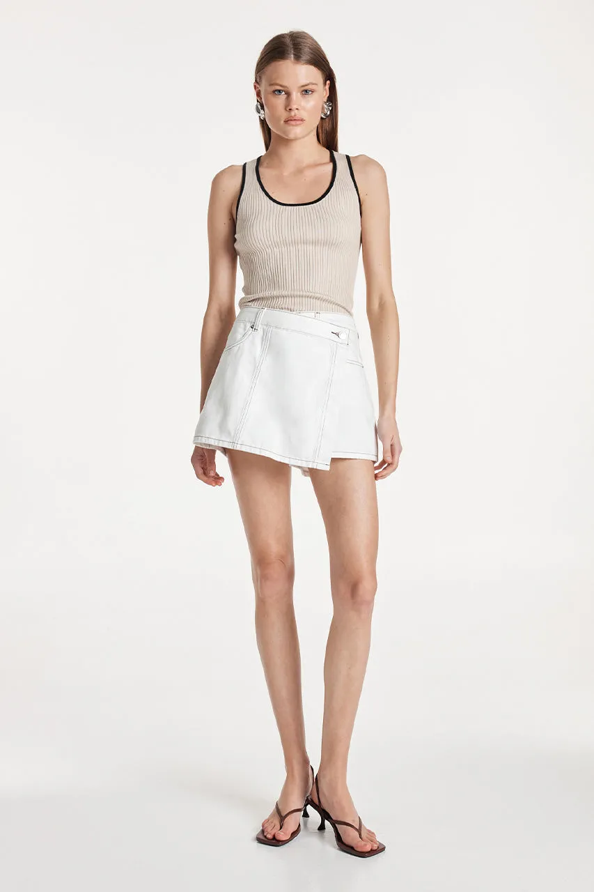 Natalia Knit Top | Oat