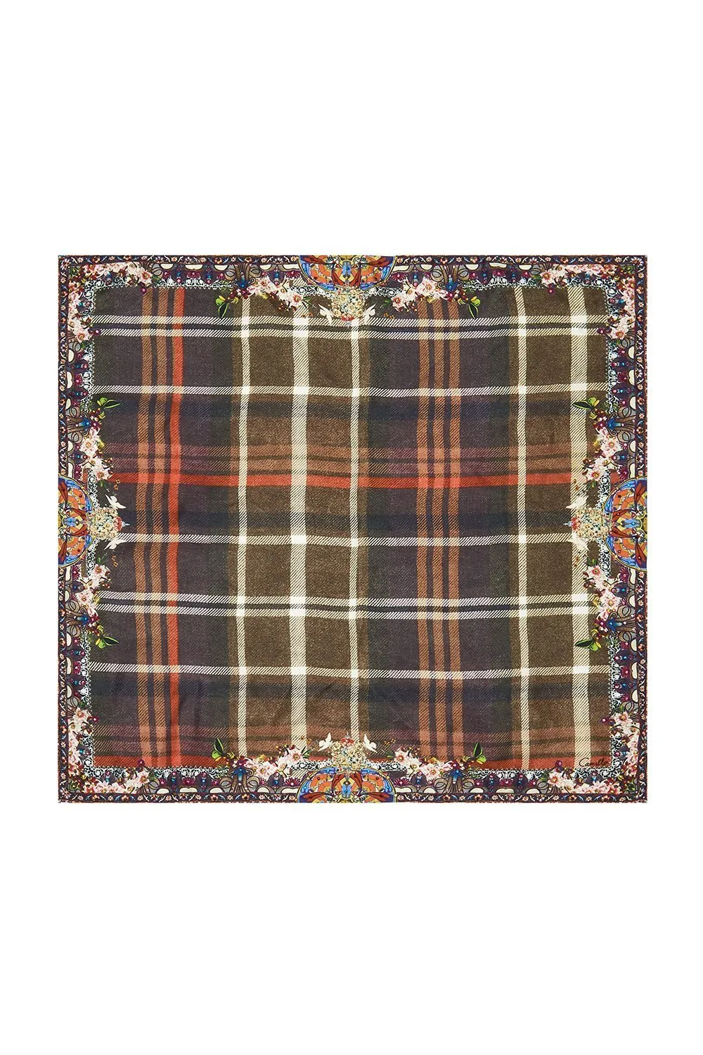 NECK TIE SCARF PAVED IN PAISLEY
