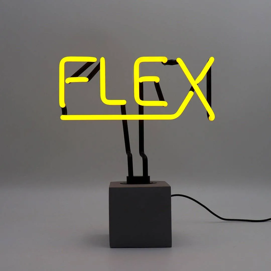 Neon 'flex' Sign