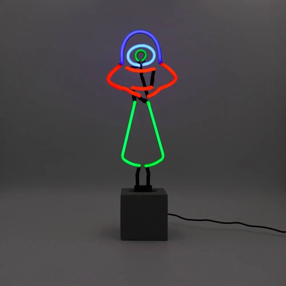 Neon 'ufo' Sign