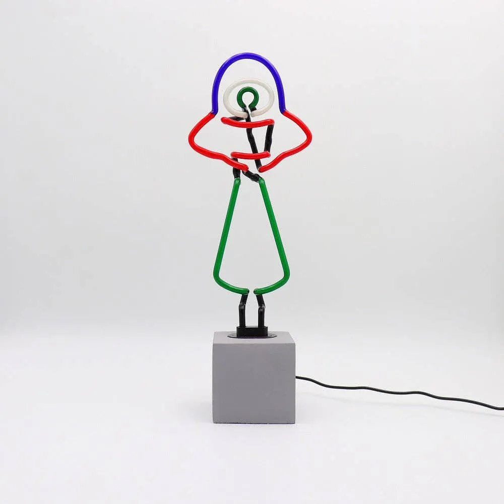 Neon 'ufo' Sign
