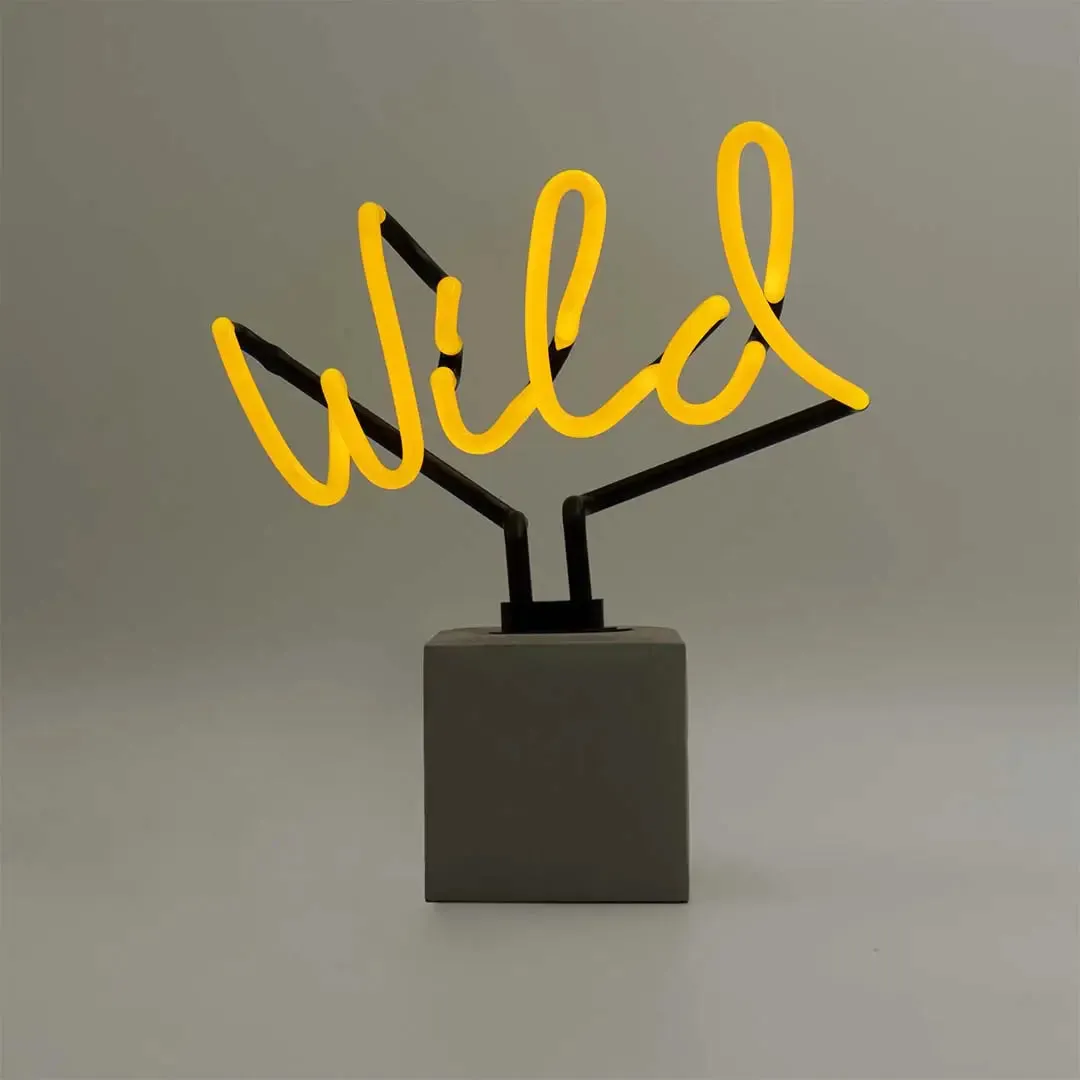 Neon 'wild' Sign
