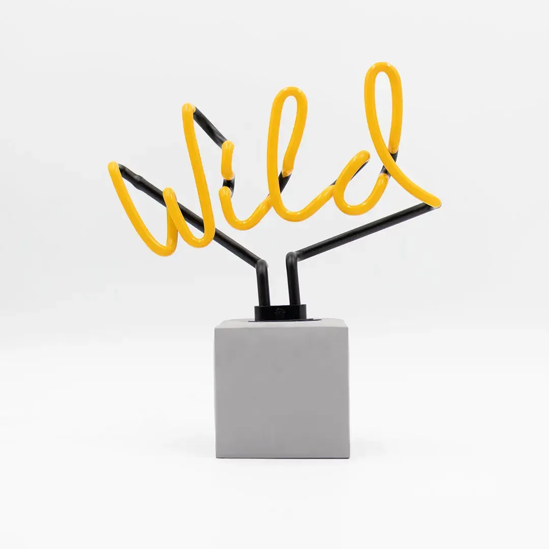 Neon 'wild' Sign