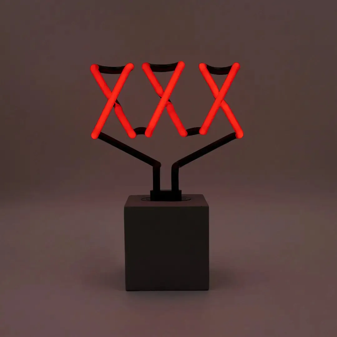 Neon 'xxx' Sign