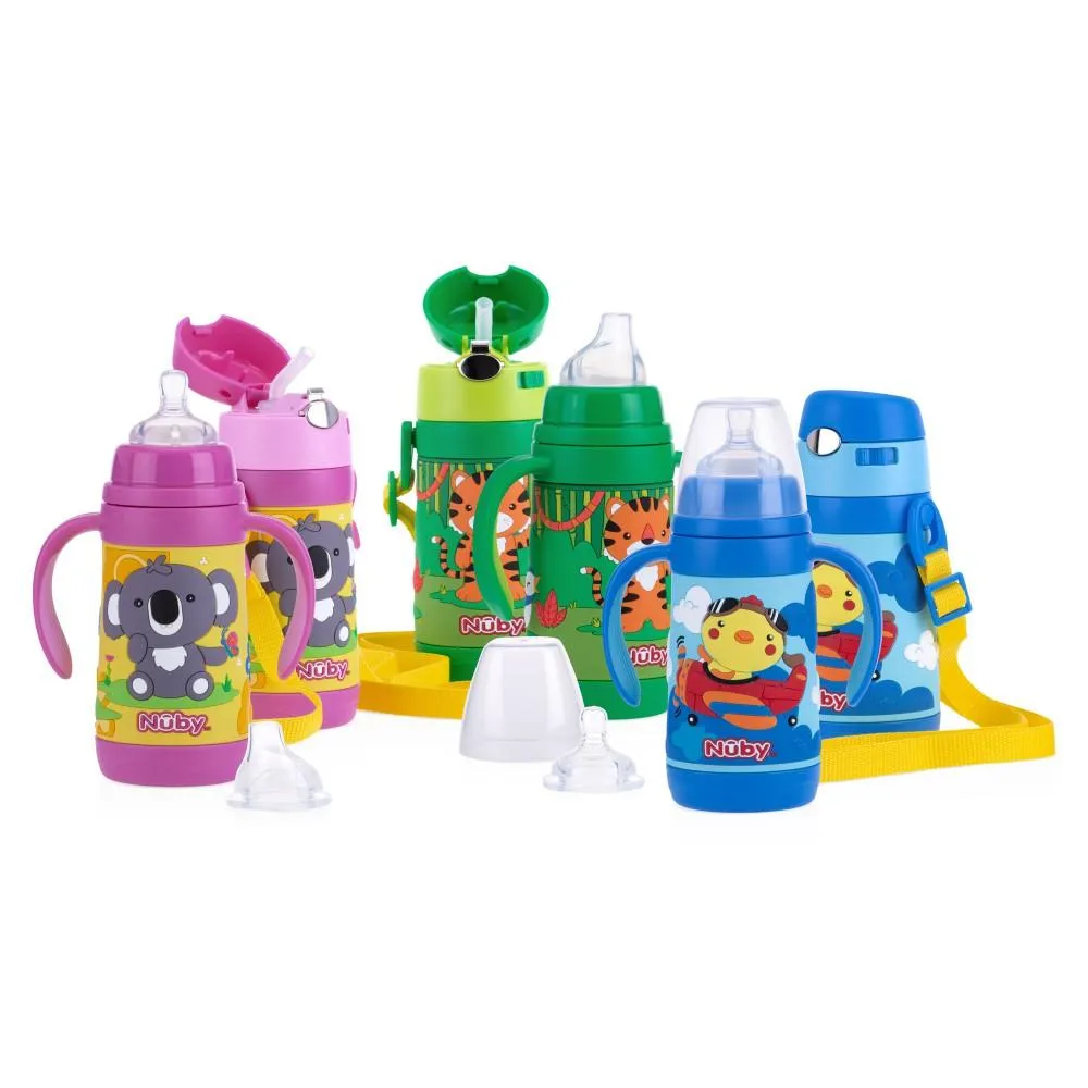 Nuby - No-Spill™ ULTRA Light 304 Stainless Steel Insulated Cup