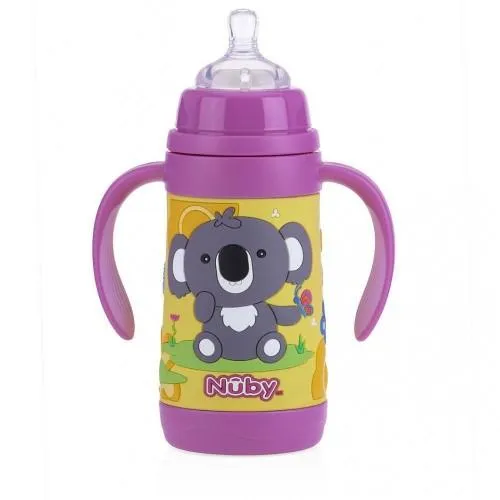 Nuby - No-Spill™ ULTRA Light 304 Stainless Steel Insulated Cup