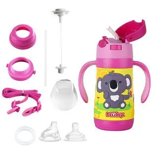 Nuby - No-Spill™ ULTRA Light 304 Stainless Steel Insulated Cup