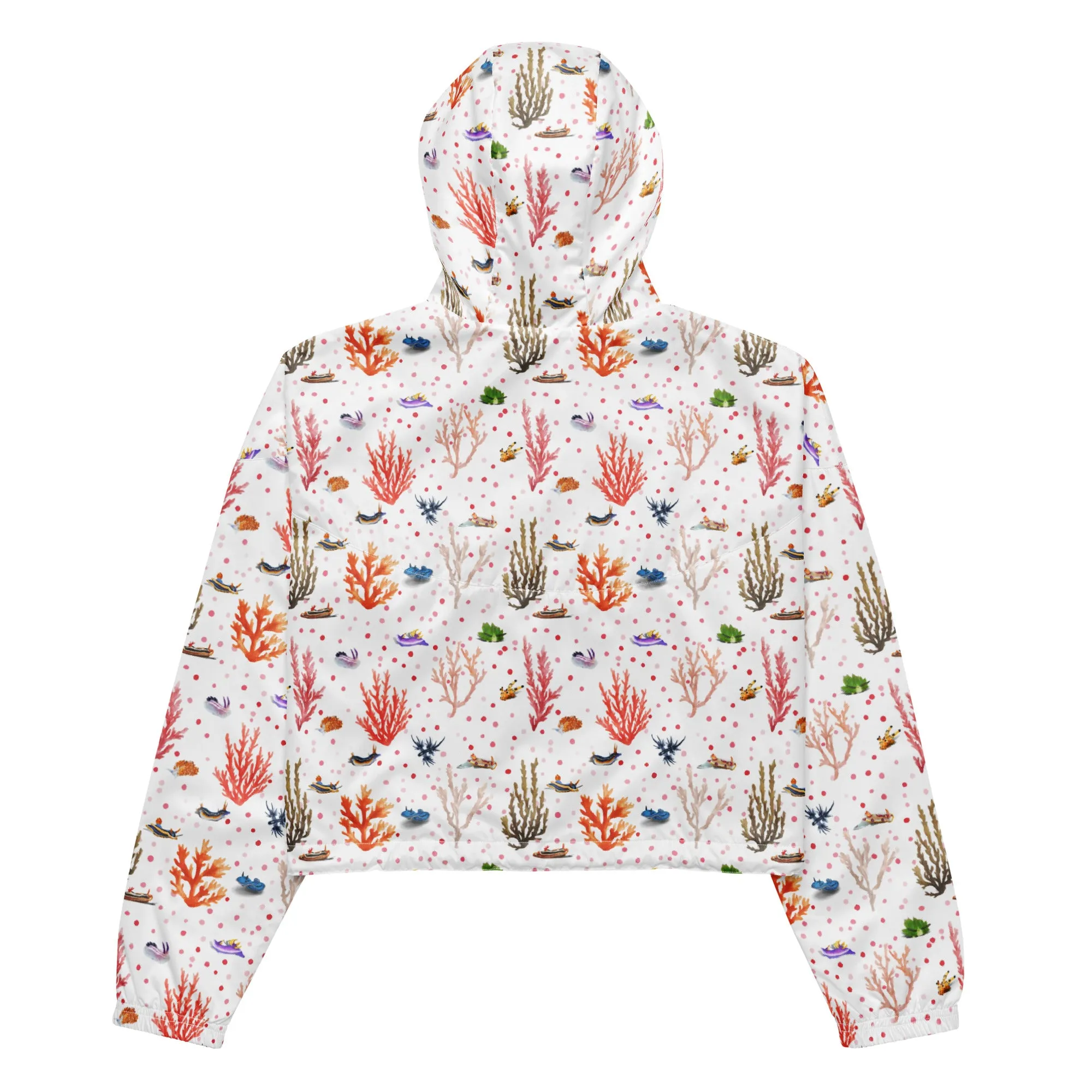 Nudibranch Bliss Women’s Cropped Windbreaker