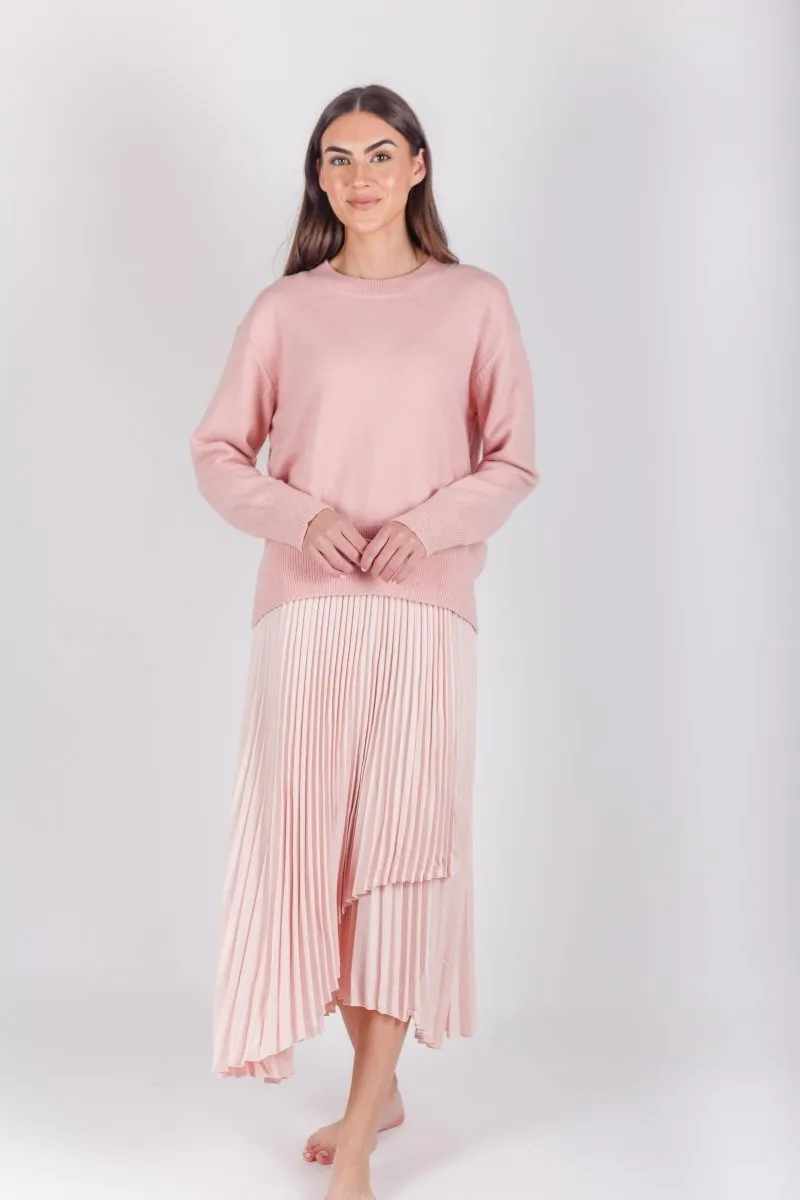 OVERSIZED SWEATER (LIGHT PINK)