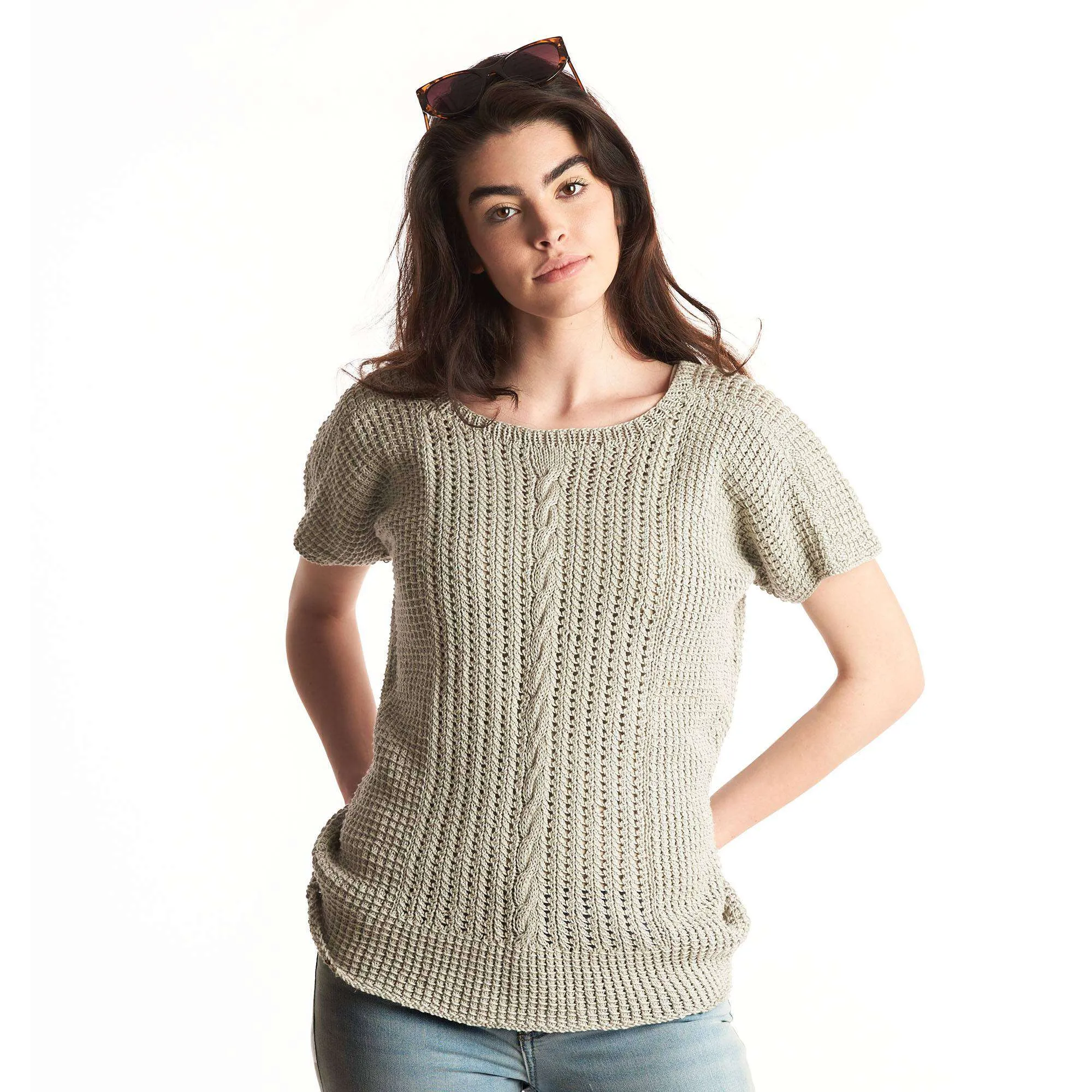 Patons Knit Breezy Dolman Top