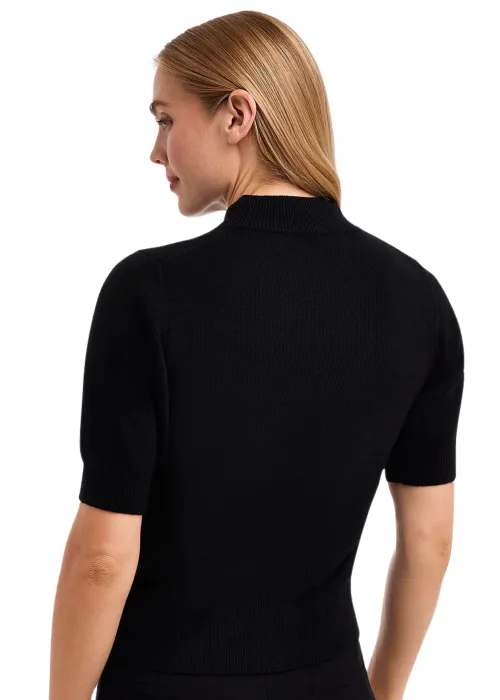 PEARL PUFF SLEEVE SWEATER