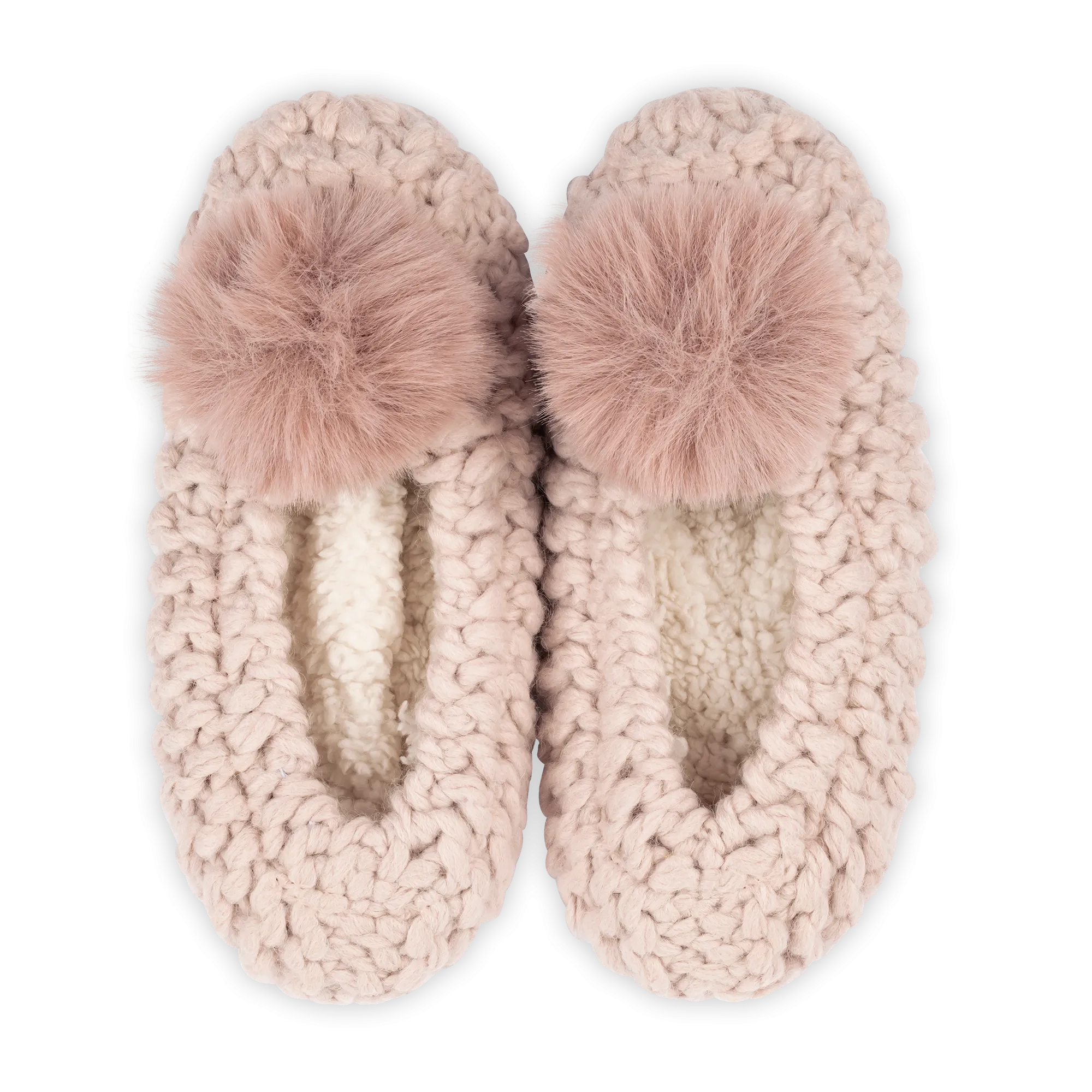Popcorn Pom Pom Ballerina Slippers