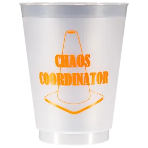 Pre-Printed Frost-Flex Cups<br> Chaos Coordinator (neon orange)