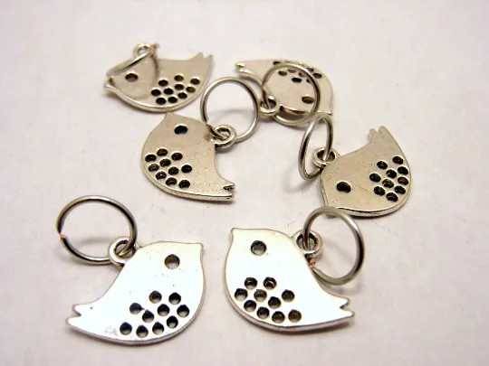 Put a Bird on it!: Set of 6 Stitch Markers