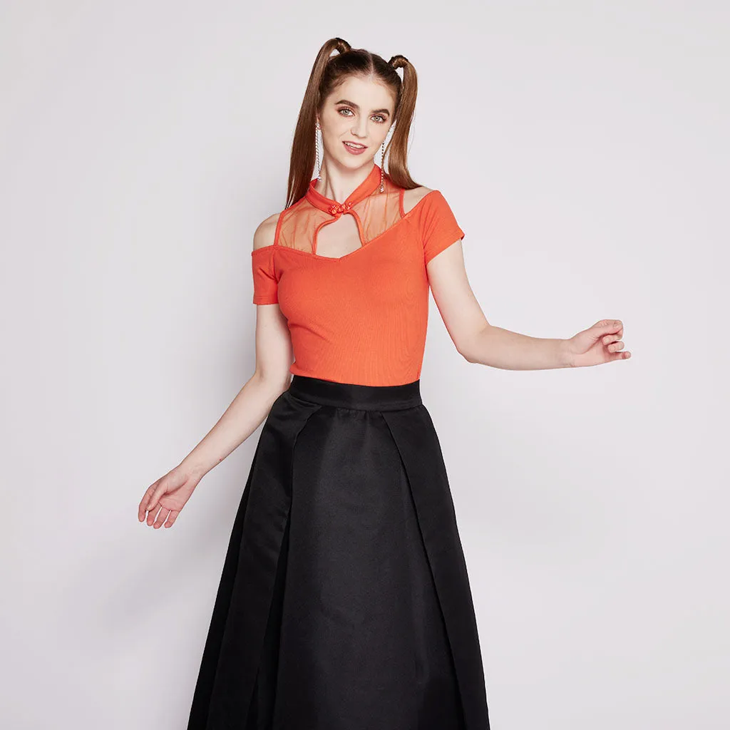 Qipao Knit Top