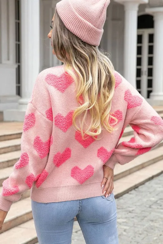 RESTOCKED - Heart U Sweater