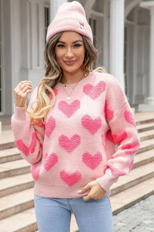 RESTOCKED - Heart U Sweater