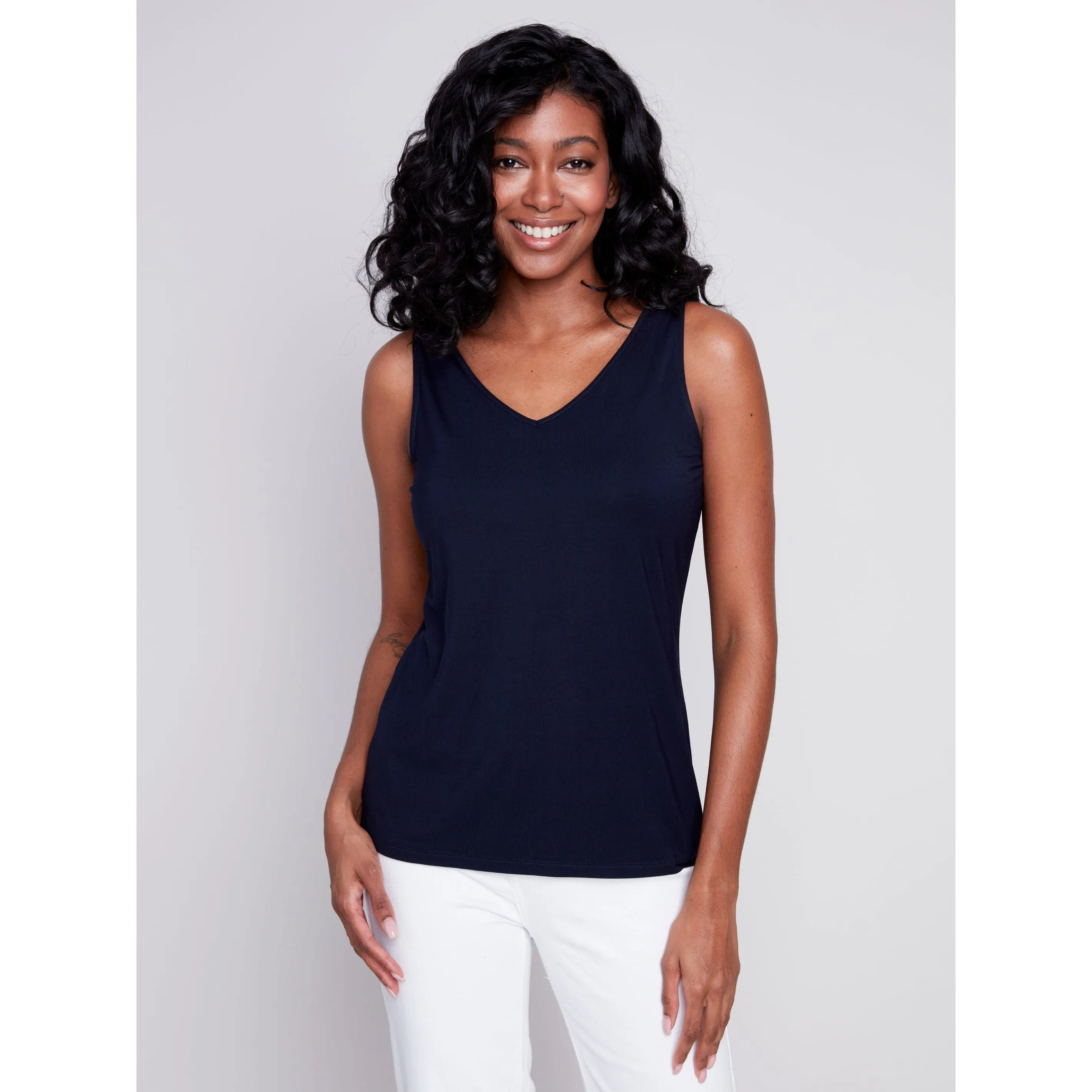 Reversible Bamboo Viscose Staple Cami