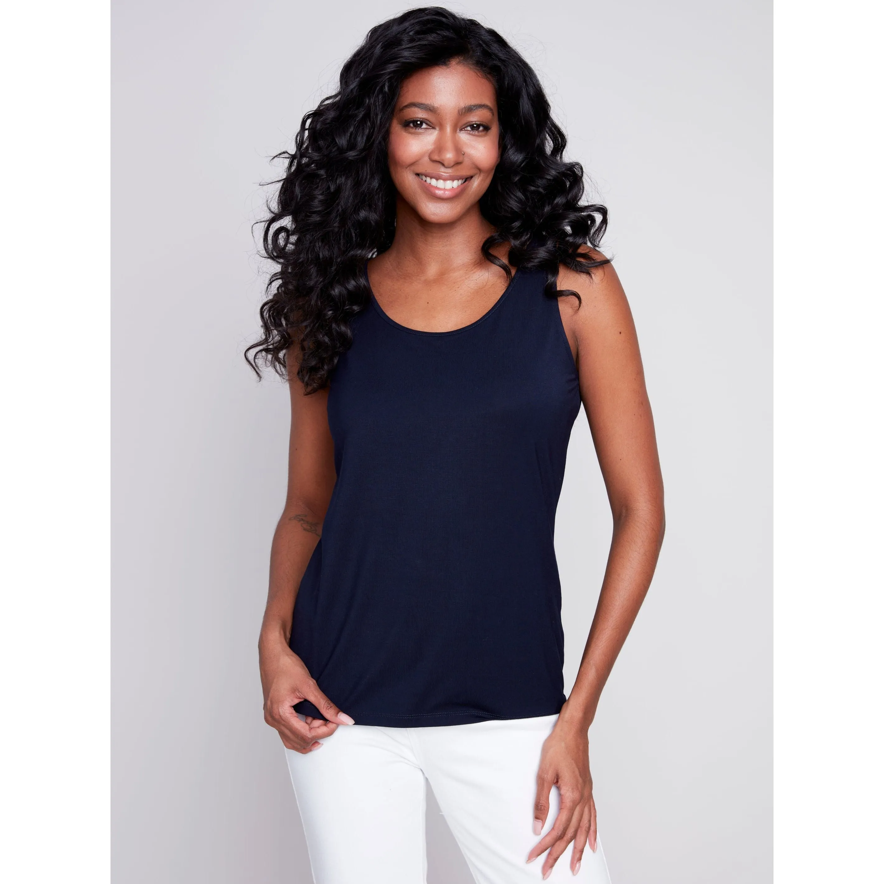 Reversible Bamboo Viscose Staple Cami