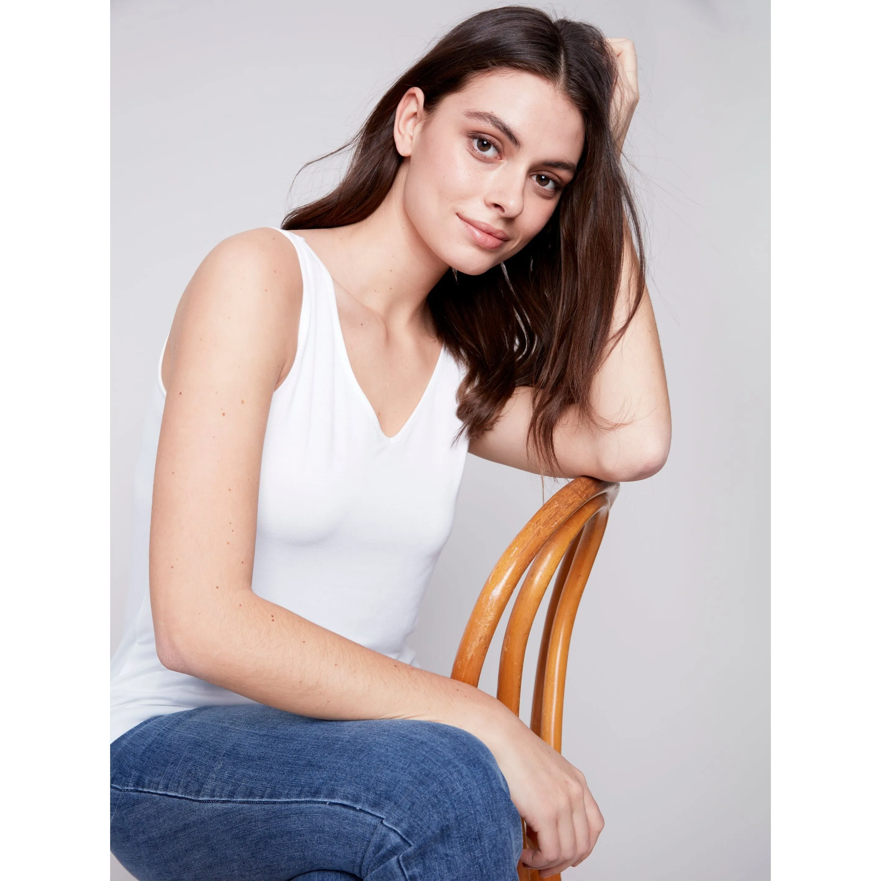 Reversible Bamboo Viscose Staple Cami