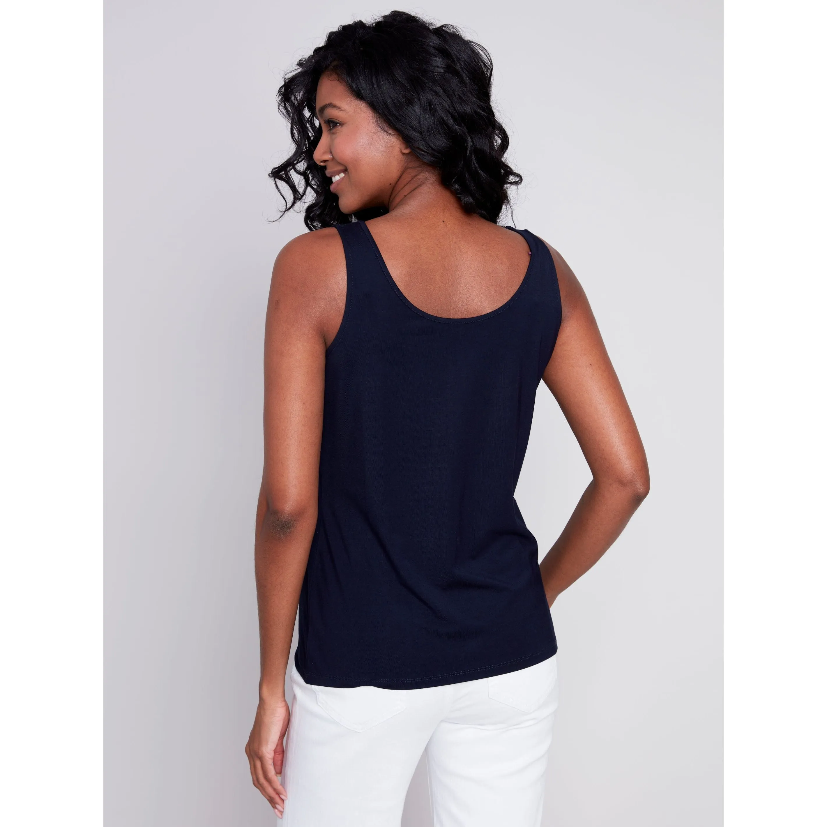Reversible Bamboo Viscose Staple Cami