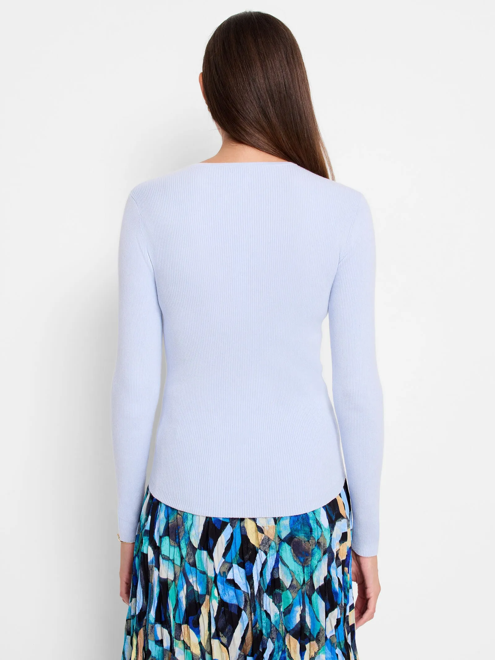 Ribbed Sweater Tee