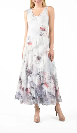 Ruffle Long Dress