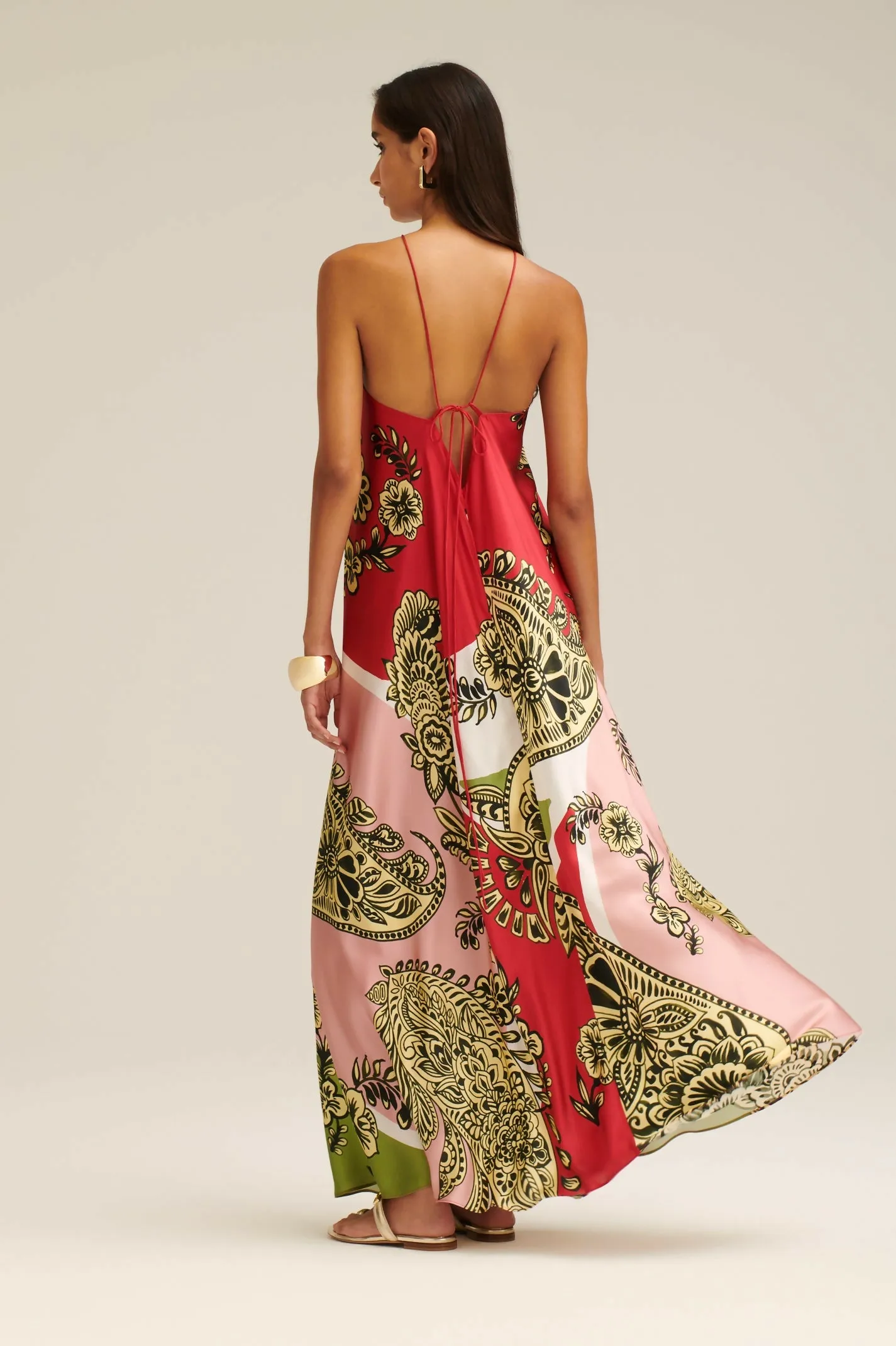 Scanlan Theodore Silk Harrow Print Dress Size 8 & 10