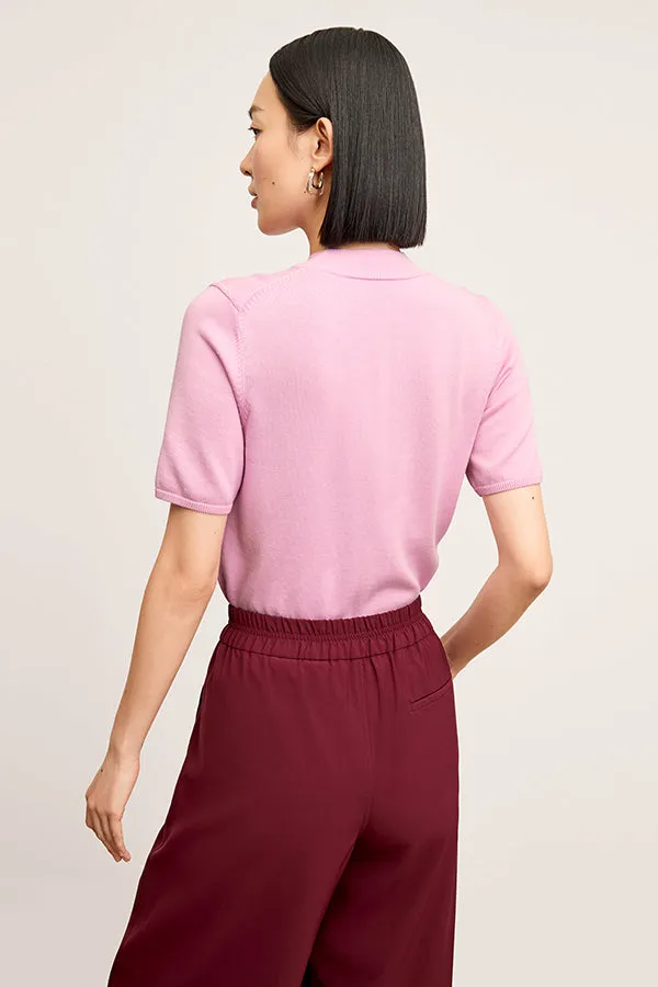 Shani Top - Cotton Silk Knit :: Taffy