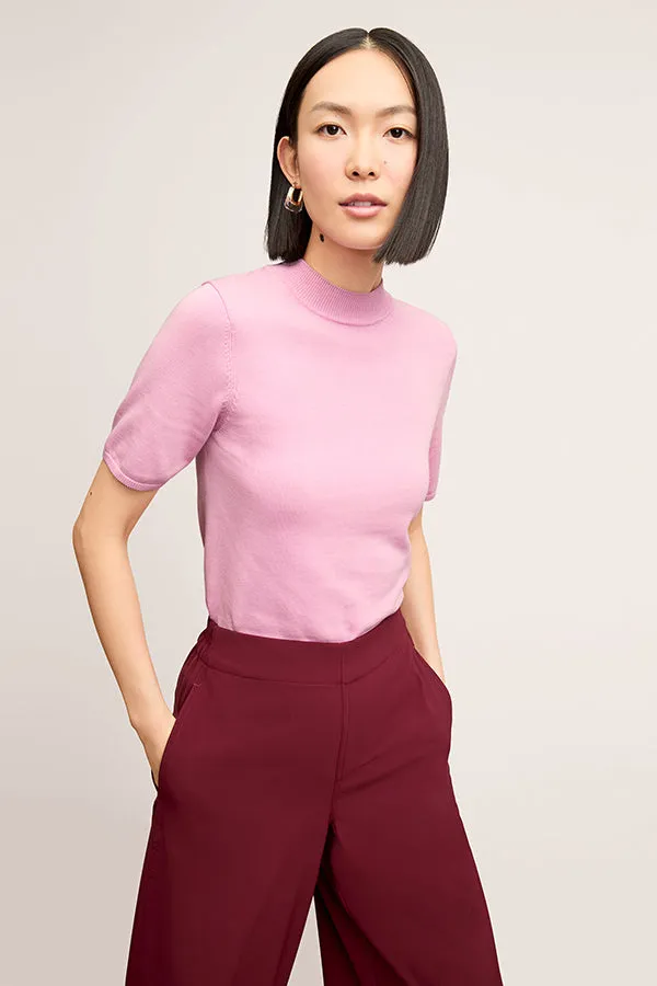 Shani Top - Cotton Silk Knit :: Taffy
