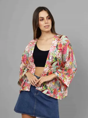 Short Kimono: Floral