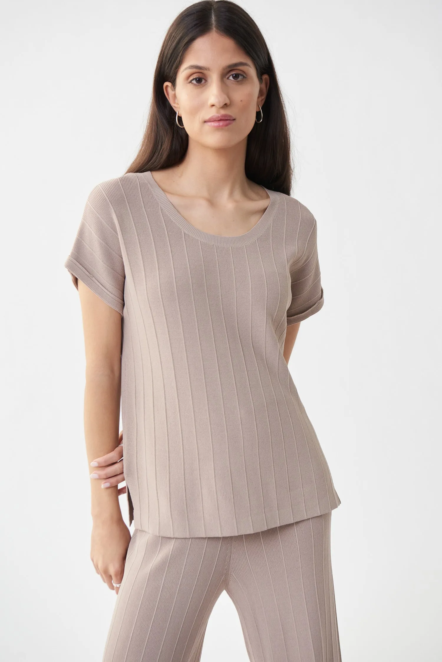 Short Sleeve Knit Top