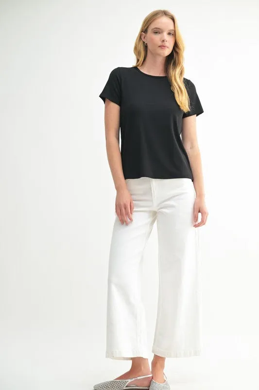 Slim Fit Knit Tee