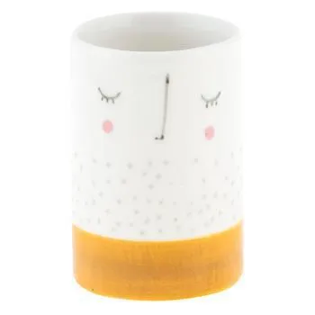 Small Mustard Expression Vase