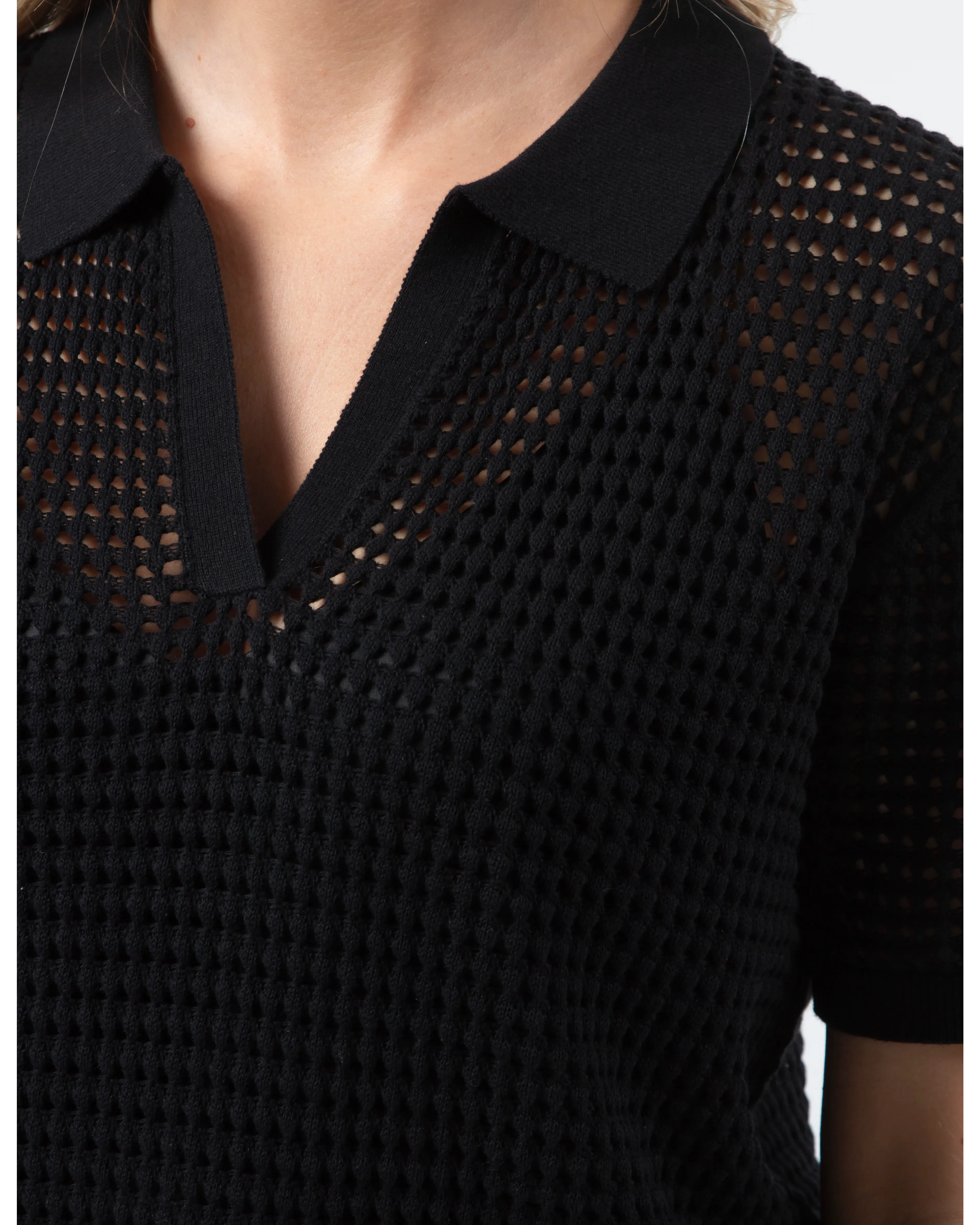 Stella and Gemma Jonah Knit Top Black