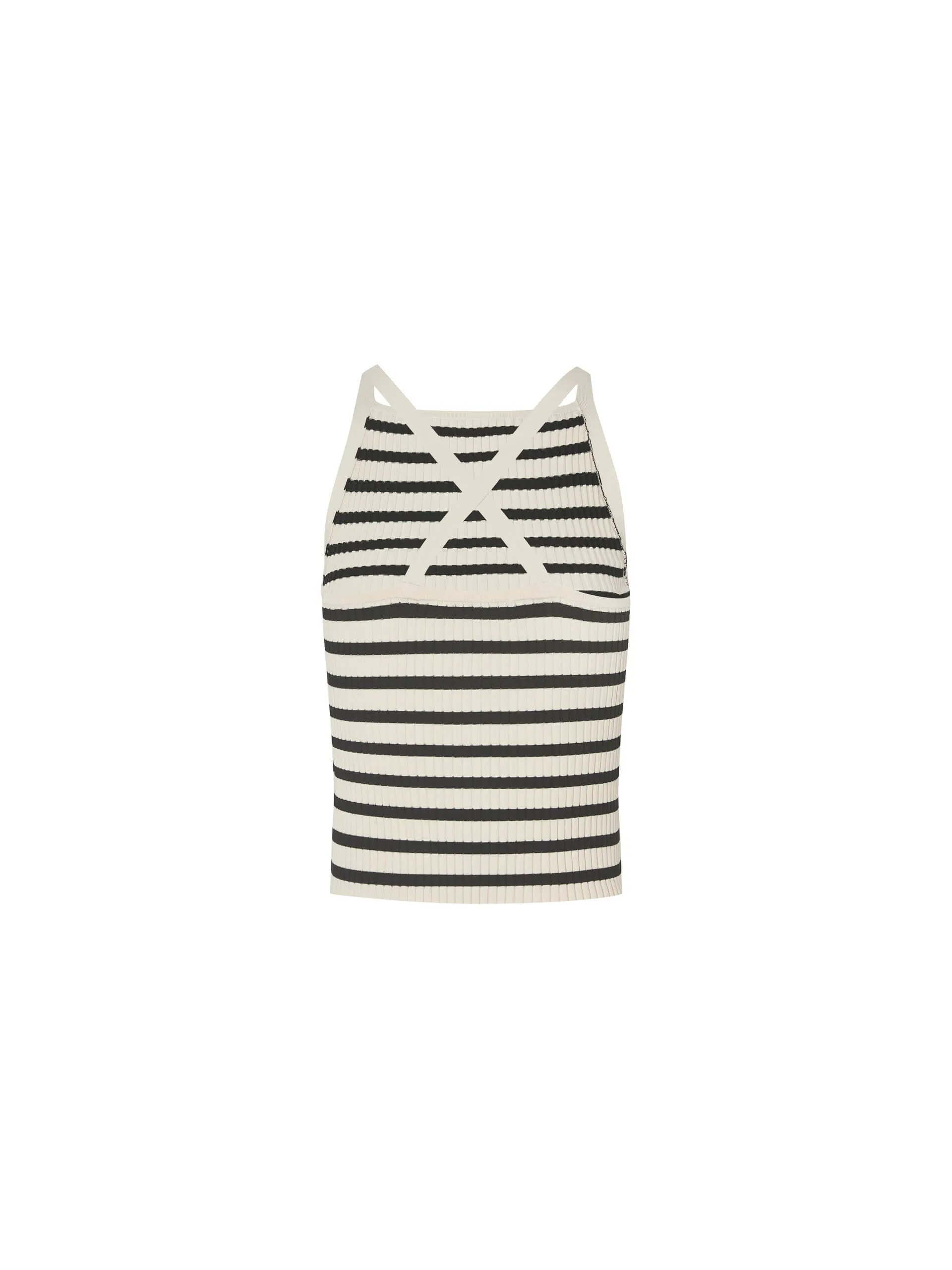 Striped Knit Tank Top