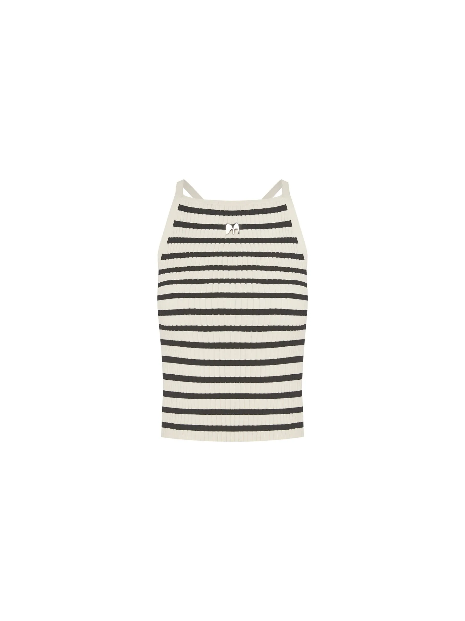 Striped Knit Tank Top