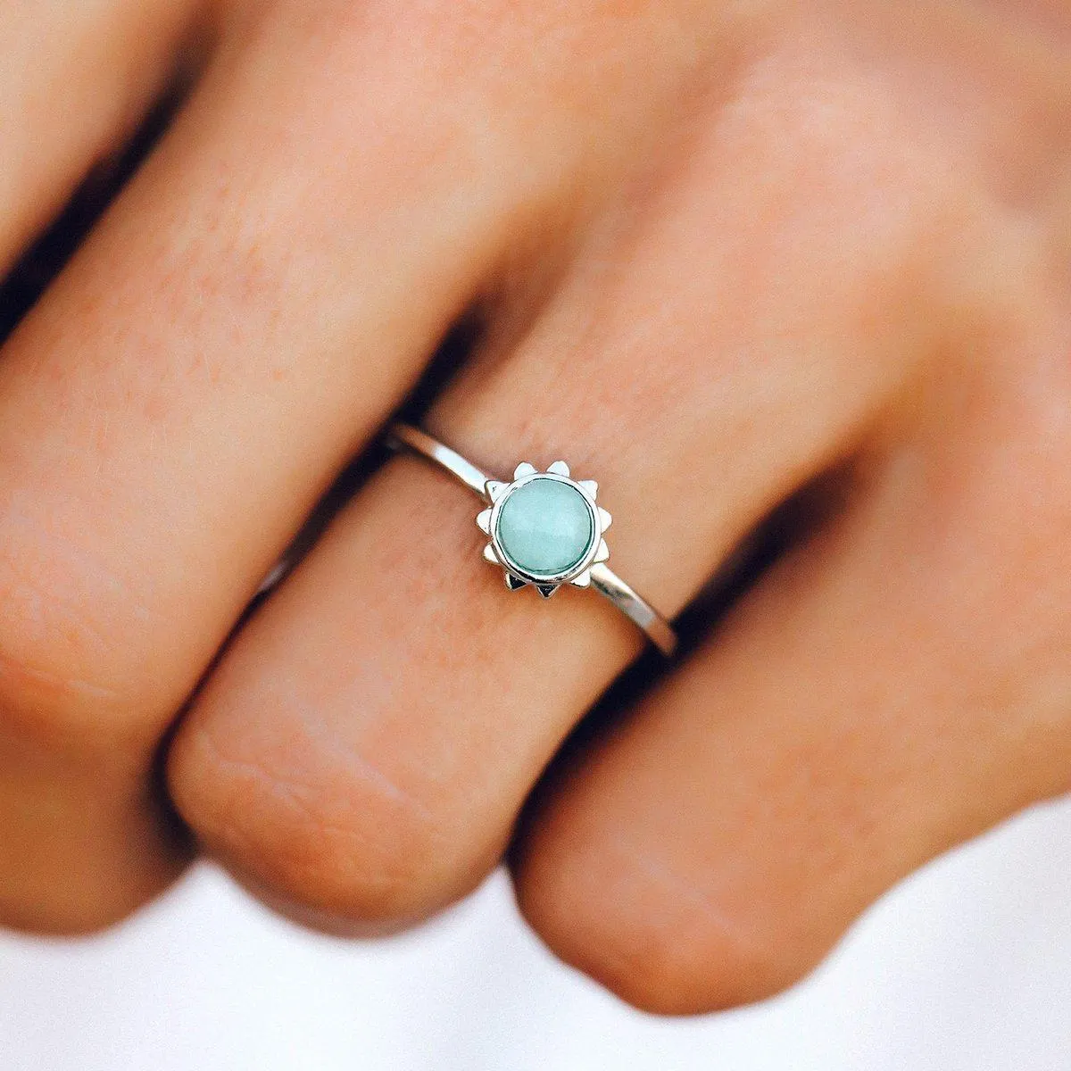 Sunkissed Ring Silver