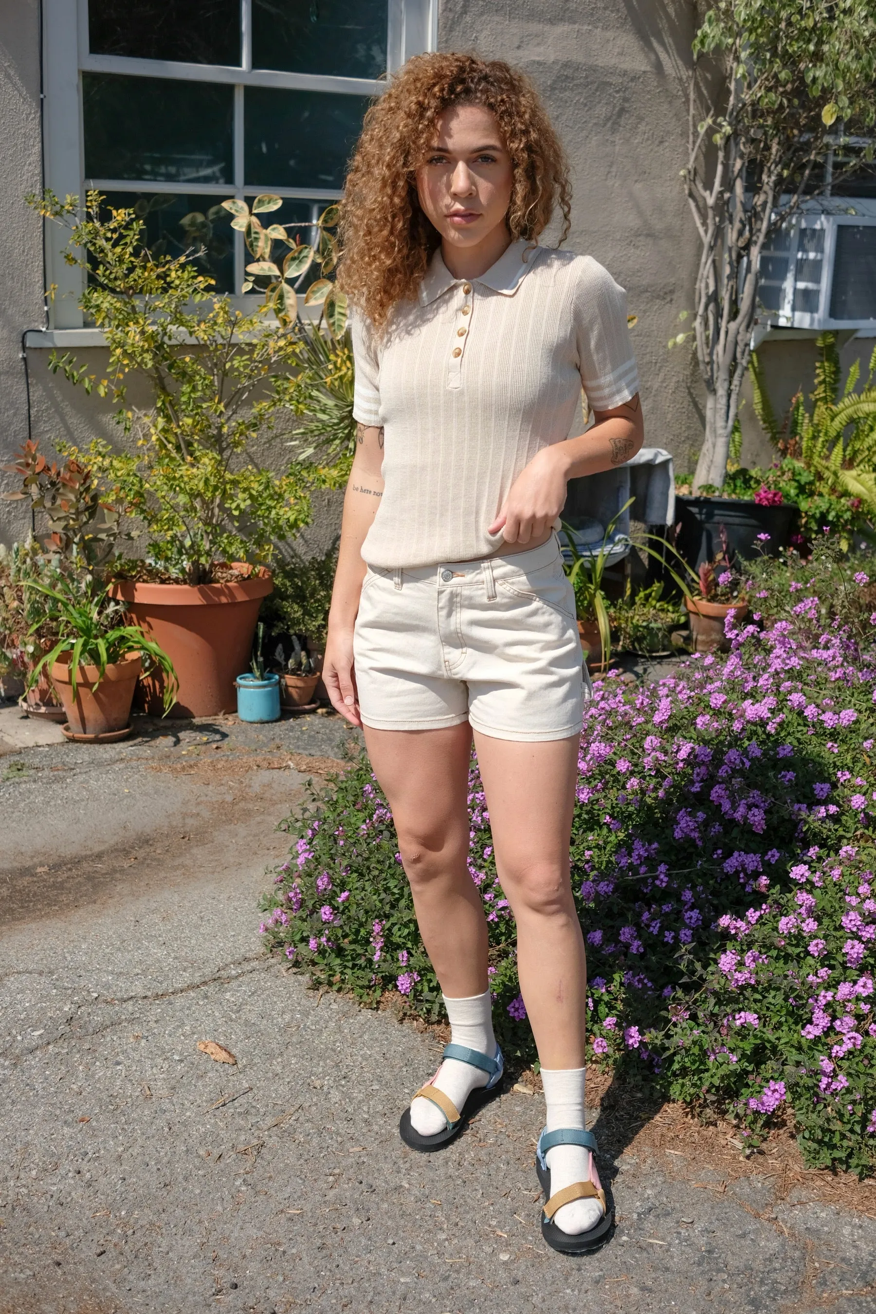 Tan Bruna Knit Top