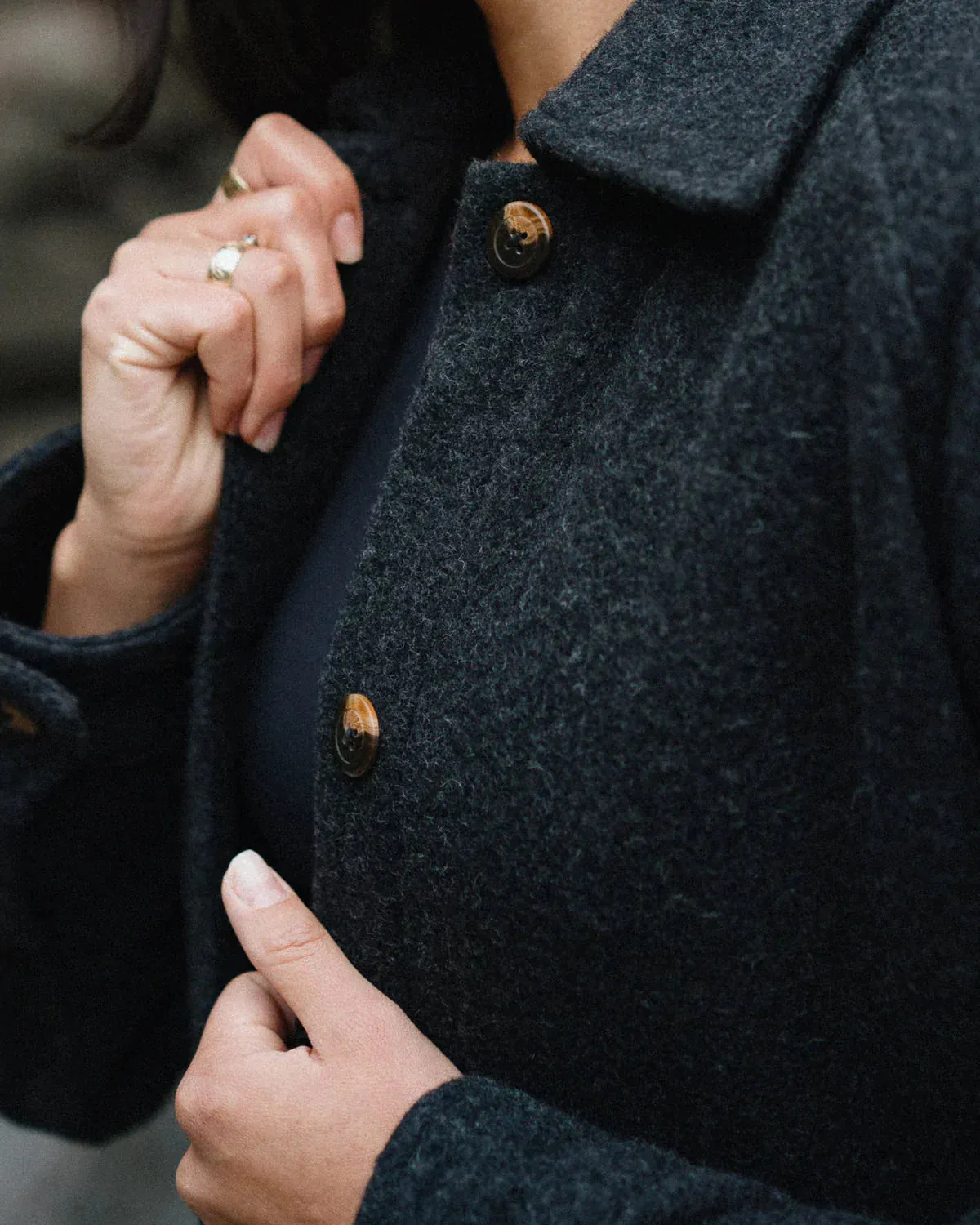 The Loft Coat in Storm- LIMITED SIZES