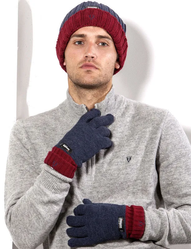 THINSULATE <BR>
Mens Beanie Hat with contrast cuff <BR>
Various colours <BR>