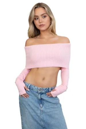 TIC TOC - "Luah" - Knit Cropped Top