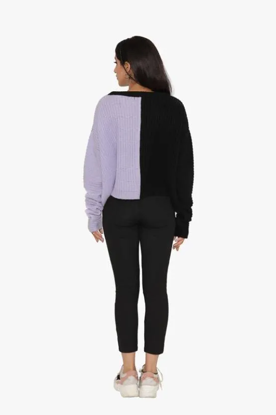 Timeless Charm Dual-Tone Sweater