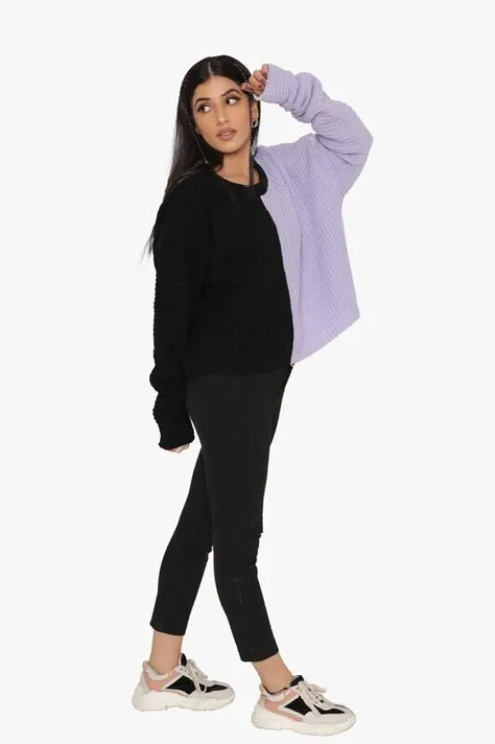 Timeless Charm Dual-Tone Sweater
