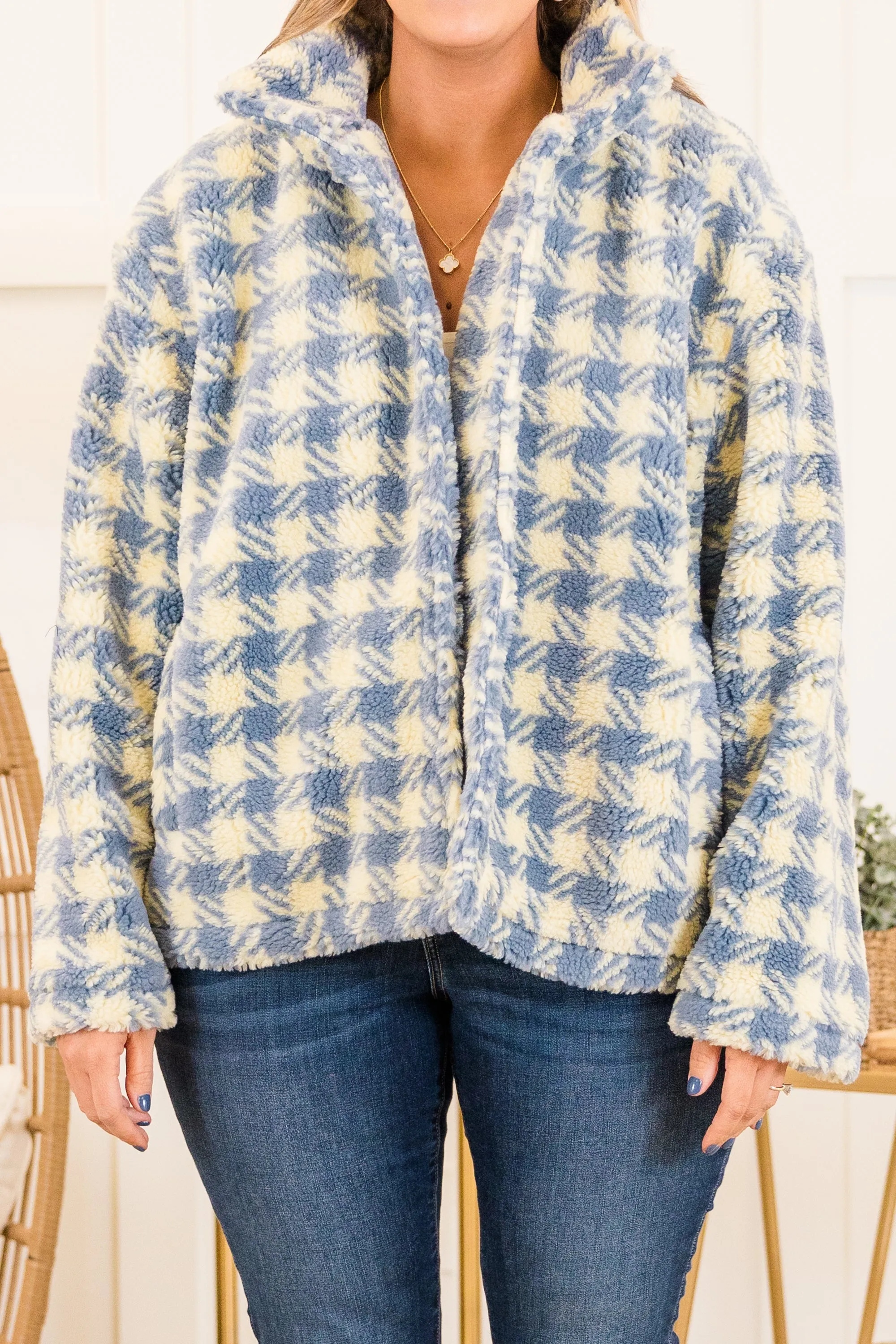 Truly Trying Jacket, Blue