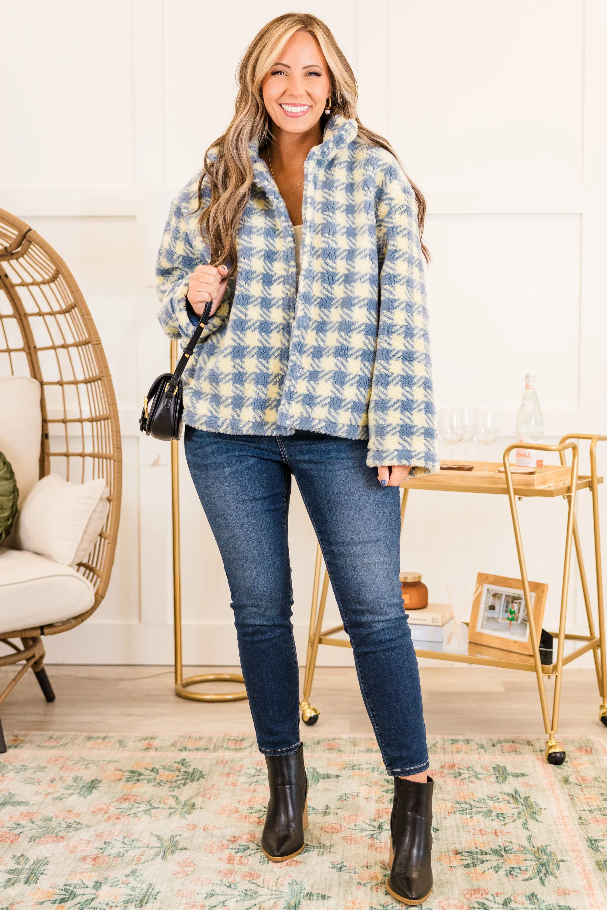 Truly Trying Jacket, Blue