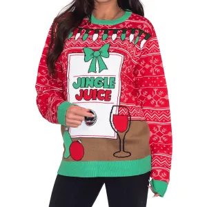 Ugly Christmas Sweater - Hilarious Jingle Juice Design for Festive Fun