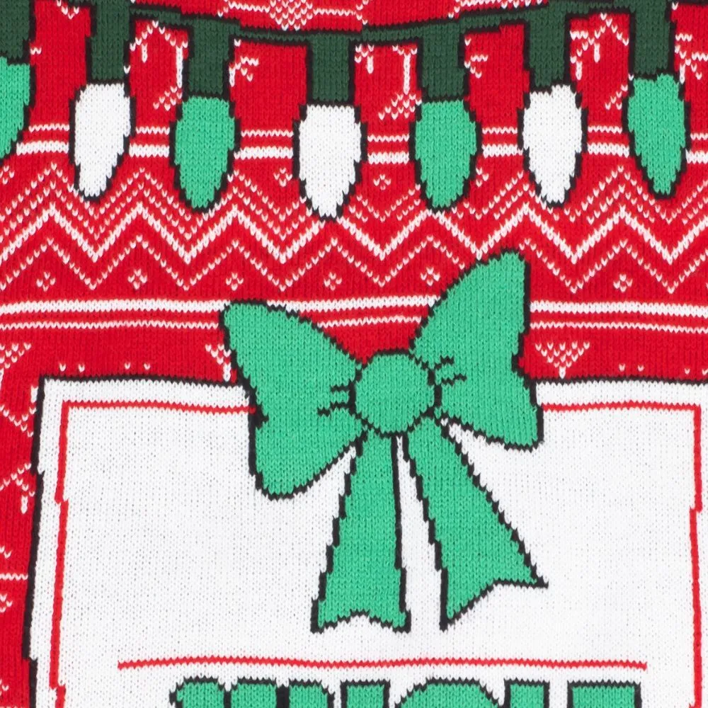 Ugly Christmas Sweater - Hilarious Jingle Juice Design for Festive Fun